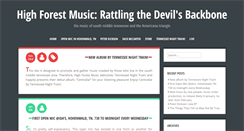 Desktop Screenshot of highforestmusic.com
