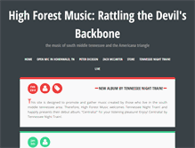 Tablet Screenshot of highforestmusic.com